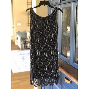 Beaded Formal Mini Dress